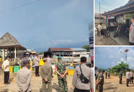 Kapolres Bangka Tengah Cek Kesiapan Pos Pam Sungaiselan dan Pelabuhan dalam Operasi Ketupat Menumbing 2025
