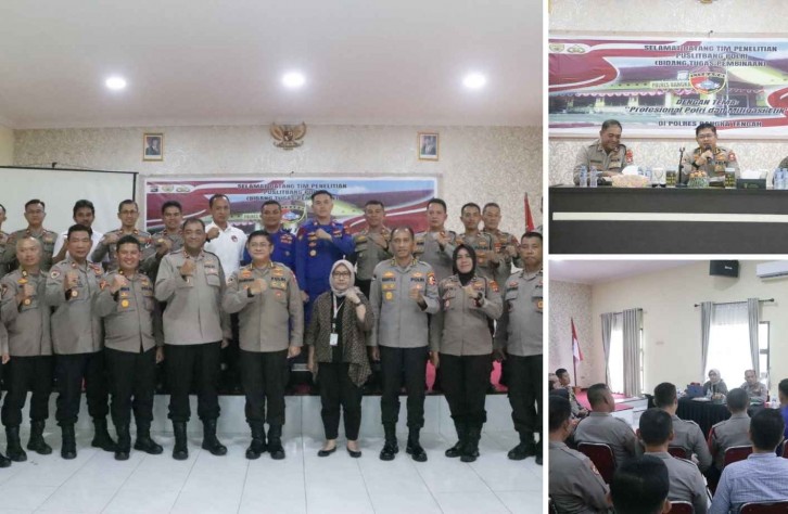 Puslitbang Polri Gelar Penelitian Profesionalitas dan Mitigasi Etik di Polres Bangka Tengah