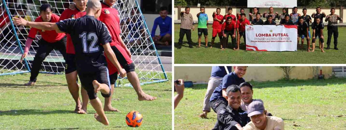 Polres Bangka Tengah Gelar Berbagai Lomba Semarakkan HUT Bhayangkara ke-79