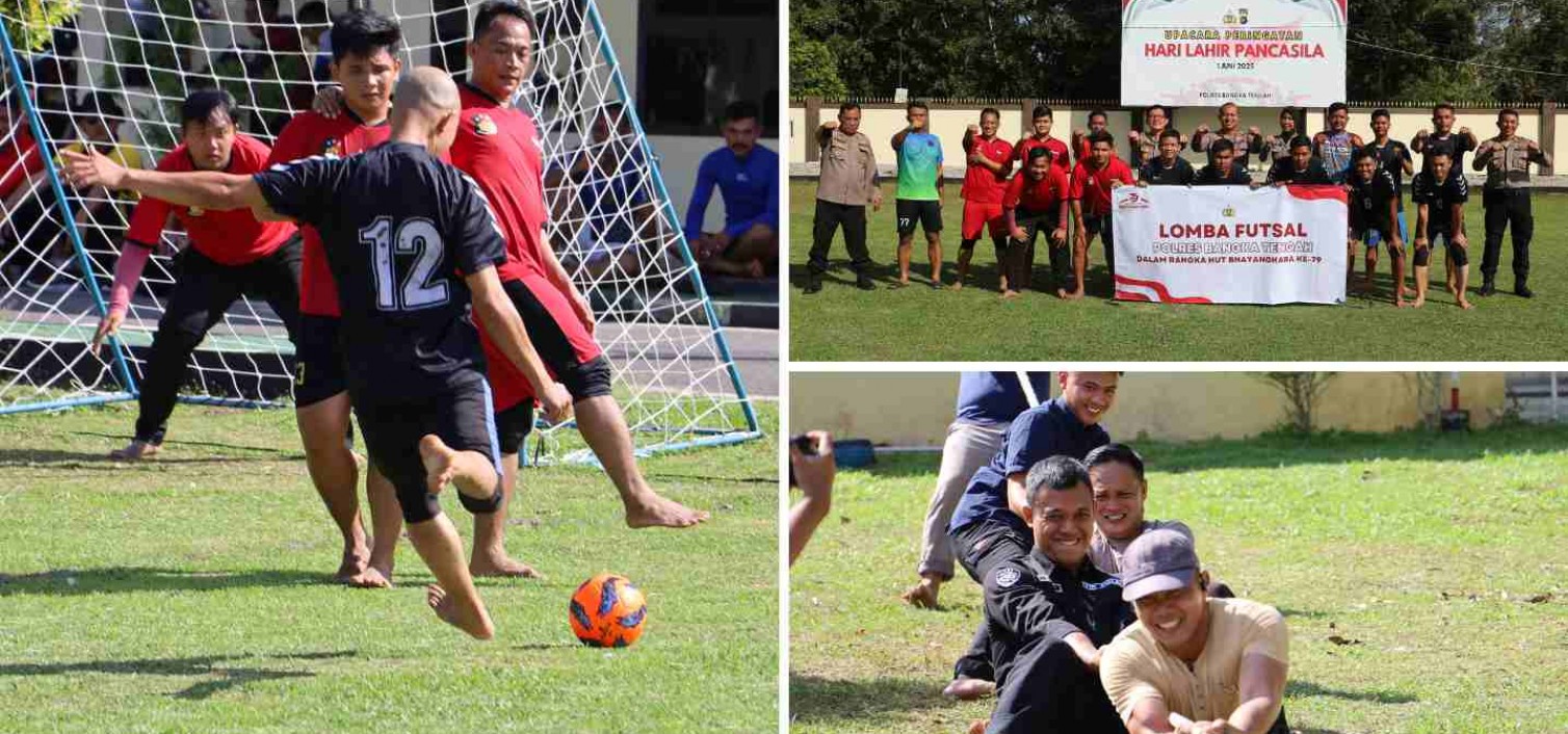 Polres Bangka Tengah Gelar Berbagai Lomba Semarakkan HUT Bhayangkara ke-79