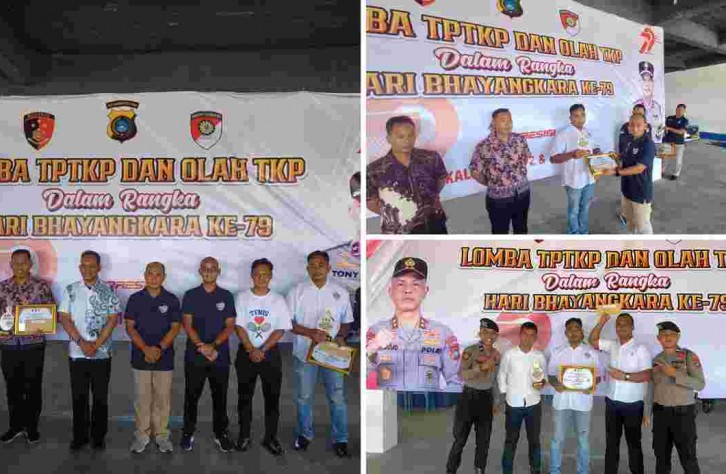 Tim Identifikasi Polres Bangka Tengah Raih Juara 2 Lomba TPTKP HUT Bhayangkara ke-79