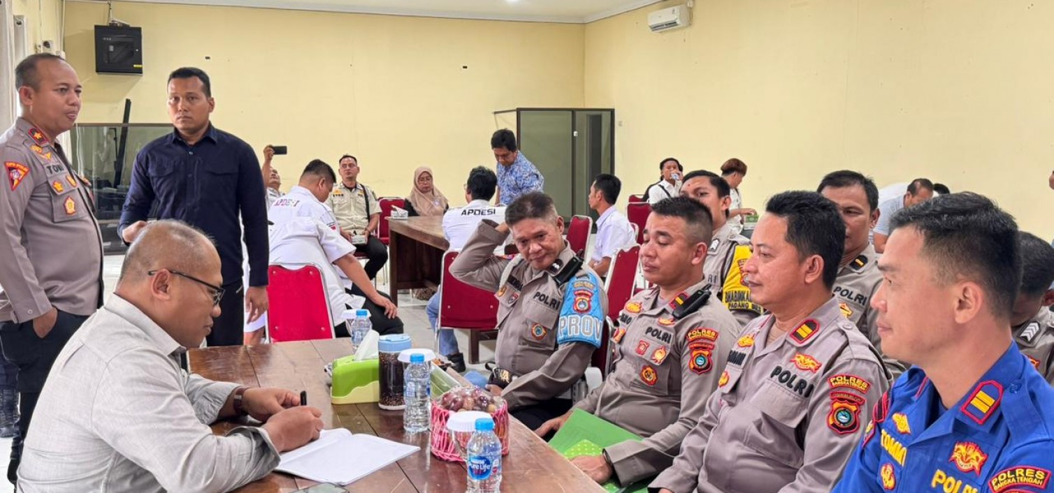 Polres Bangka Tengah Terima Kunjungan Tim Puslitbang Polri, Gelar Pelatihan dan Diskusi Penanggulangan Narkoba