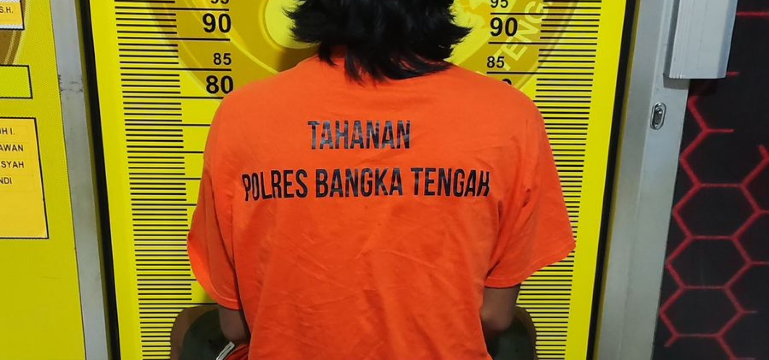 Satresnarkoba Polres Bangka Tengah Tangkap Pengedar Sabu di Koba, 10 Paket Diamankan