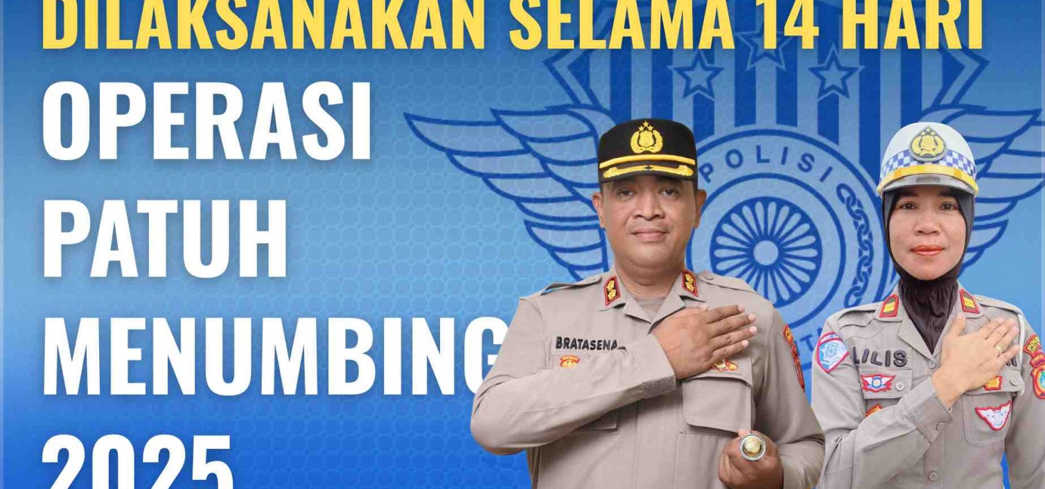 Operasi Patuh Menumbing 2025 Dimulai, Satlantas Polres Bangka Tengah Kedepankan Langkah Humanis