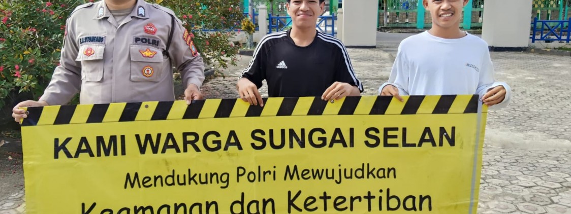Masyarakat Sungaiselan Deklarasikan Dukungan untuk Polri dalam Menjaga Kamtibmas