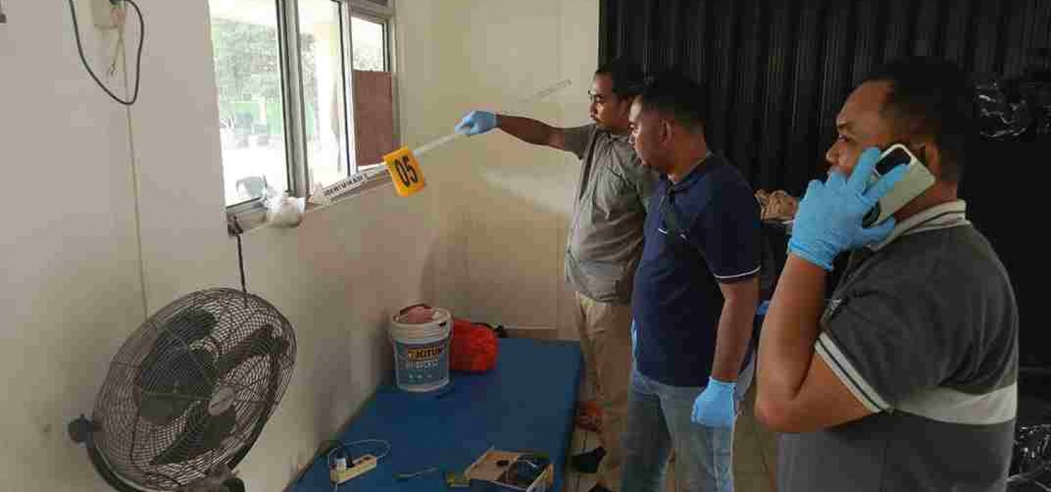 Polres Bangka Tengah Tangani Penemuan Mayat di Sekolah SMPN 1 Desa Trubus
