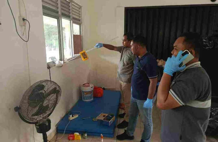 Polres Bangka Tengah Tangani Penemuan Mayat di Sekolah SMPN 1 Desa Trubus